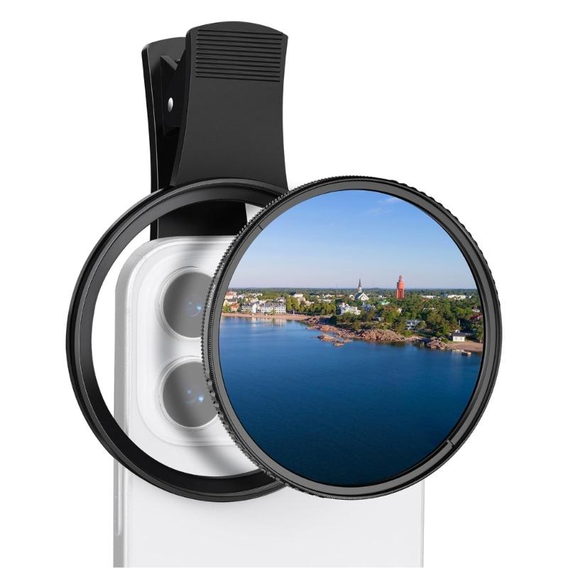 Circular Polarizer High Resolution Circular Polarizer Lens for Mobile Photography Enhances colorful Saturation for Phone