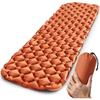 Outdoor Sleeping Pad Camping Inflatable Mattress Ultralight Air Cushion Travel Mat Folding Bed No Headrest For Travel Hiking