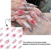 Long Stilettos Almond Press on Nail Bows Rhinestones Glues on Nail French Fake Nail Designs False Nail Artificial Nail