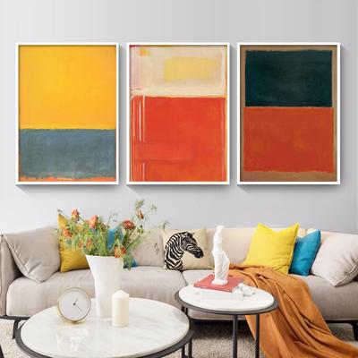 Mark Rothko Abstract Canvas Painting Prints And Posters Spray Hologram Art Wall  Pictures For Living Room Home Decor Unframed