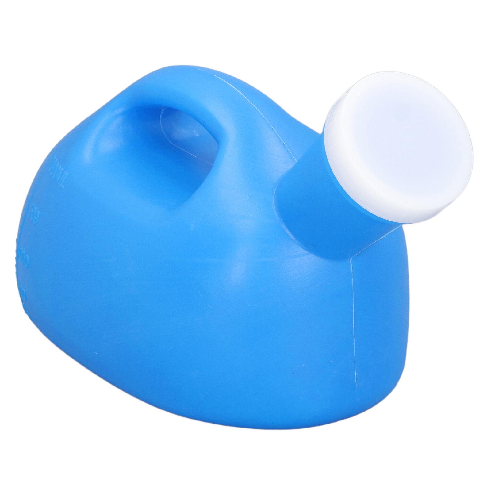 

Male Urine Bottle 2000ml Ergonomic Large Opening Strong Plastic Large Pee Bottle with Hose for Home Travel Hospital