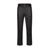 Black of Exit Heavy-Duty Patchwork Rivet Batik-Coated Micro-Flared Cargo Pants High Street Slim-Fit Long Pants for Men