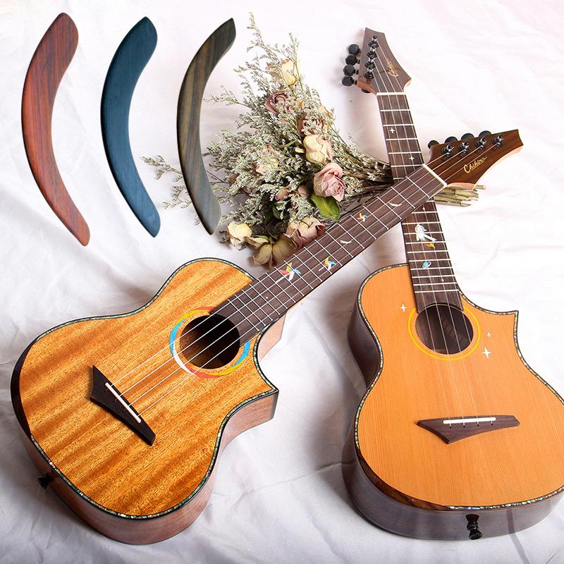 Redwood/Rosewood/Ebony Figured Solid Guitar Arm Rest Guitar Parts & Accessories