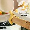 Multifunctional Deer Ear Spatula Holder Anti Scalding Overflow Pot Clip Silicone Spoon Rest Cooking Utensils Clip Kitchen Gadget