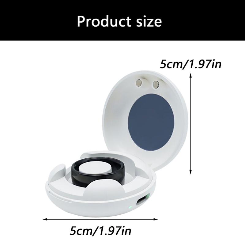Portable Charging Case For Intelligent Rings Fast Charging Technology Lightweight Design Multiple Device Compatibility