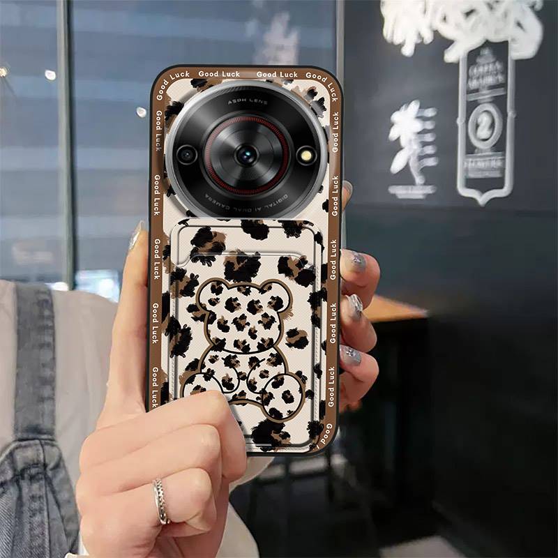Card Slot Soft Case Phone Case For ZTE Blade A75 5G/Nubia Focus 5G/Calf 5G Waterproof Back Cover Durable Anti-knock TPU