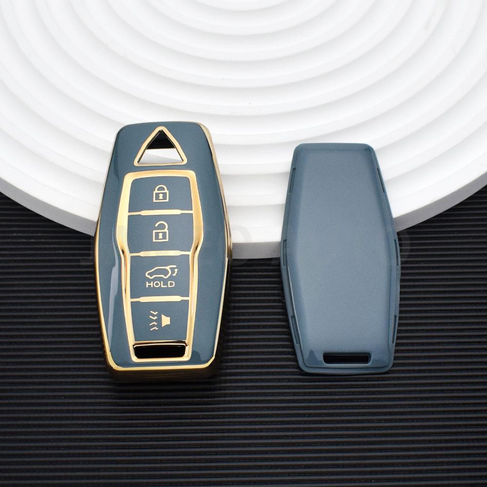 

For Mitsubishi Outlander 2022 2023 2024 Holder Protection 2 3 4 Buttons TPU Car Key Cover Case Shell Accessory