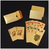 New Golden Playing Cards Deck Magic Card Plastic Foil Poker Waterproof Cards Set