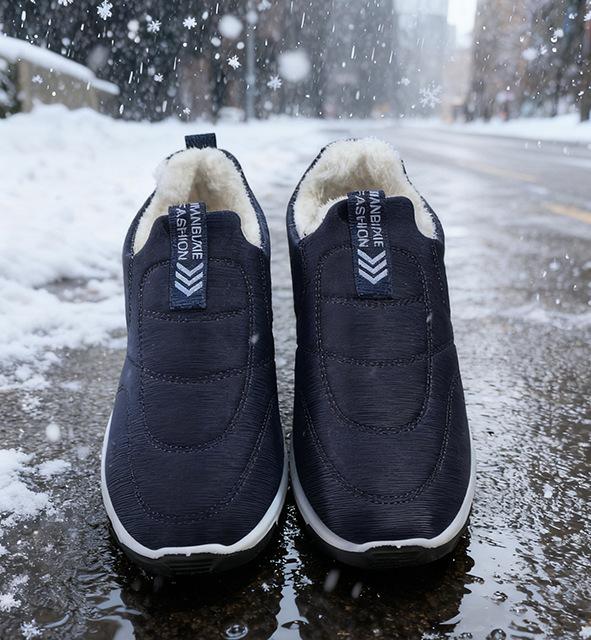 Cotton shoes women's winter women's shoes boots warm and comfortable mother shoes piled thickened snow boots women