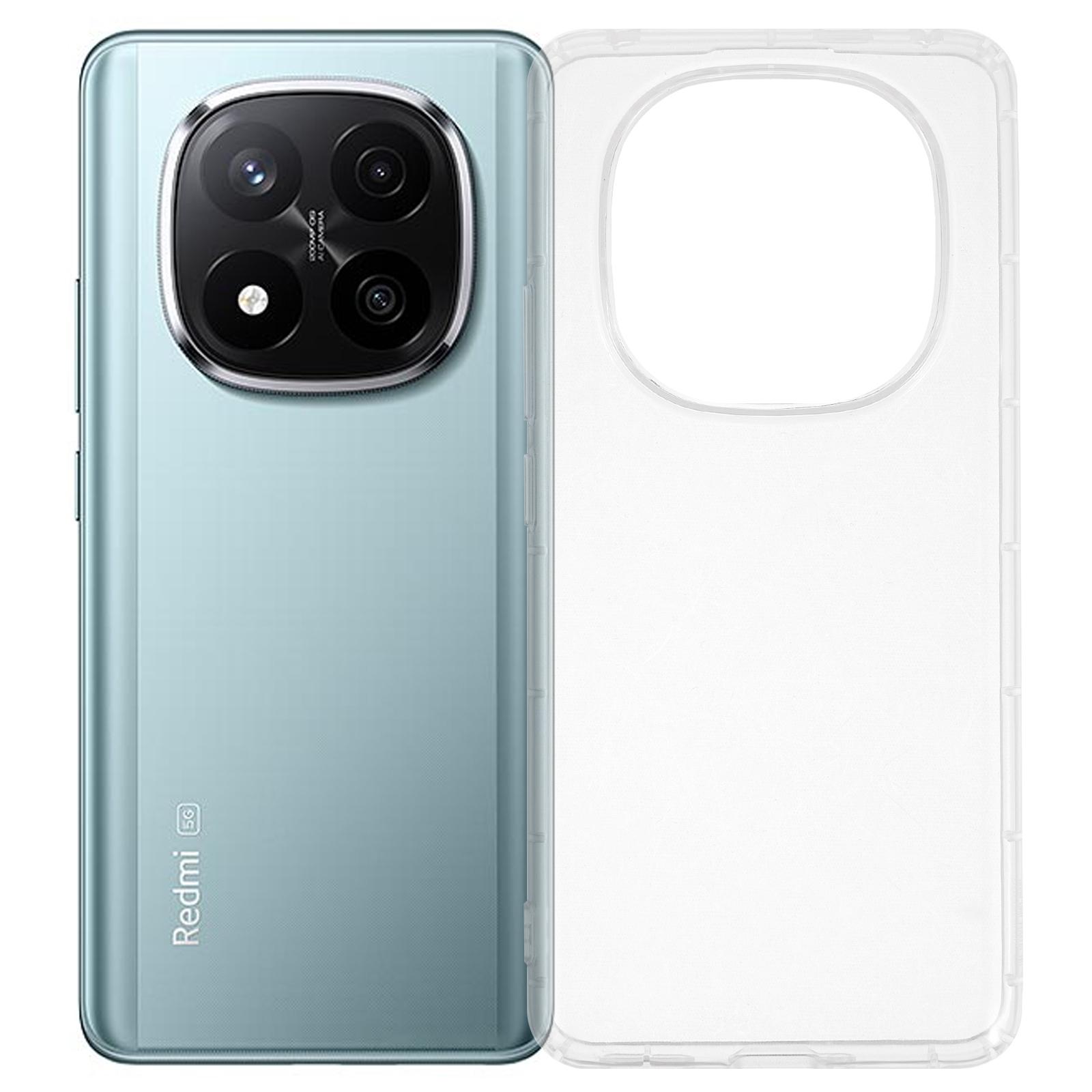 

Для Xiaomi Redmi Note 14 Pro+ 5G Чохол Прозорий ТПУ Задня Кришка Телефону Захист Повітряною Подушкою As Shown A