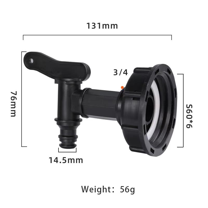 Rainwater Drum Container Spigot High Faucet for Garden Effortless Installation Rain Valve System Versatile Outdoor Accessory