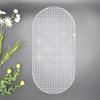 DIY Plastic Weaving Plastic Mesh Cloth Handmade Craft Bags Making Grid Hook Oval Knitting Crochet Bags Bottom Bag Accessories