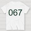 Number 067 Game Movie Cotton Summer Casual Cool Loose T-Shirt