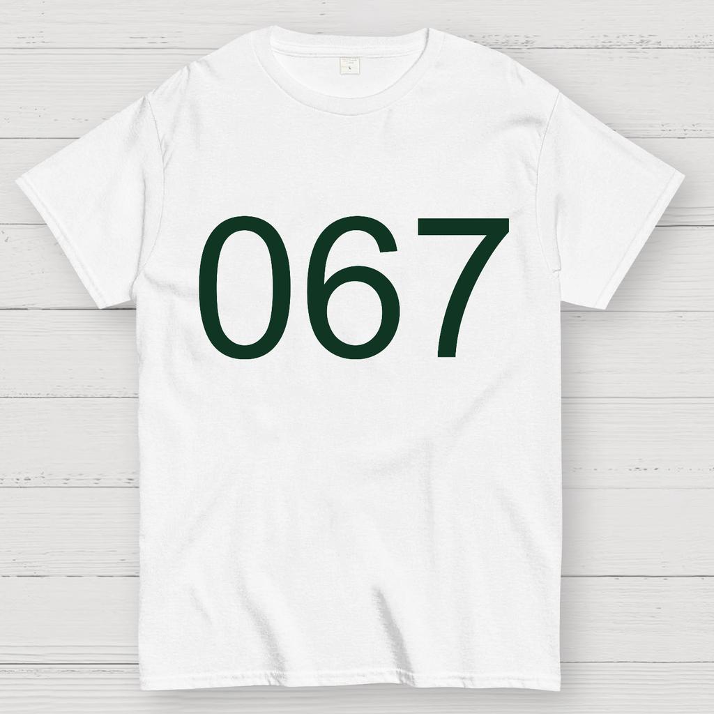 Number 067 Game Movie Cotton Summer Casual Cool Loose T-Shirt