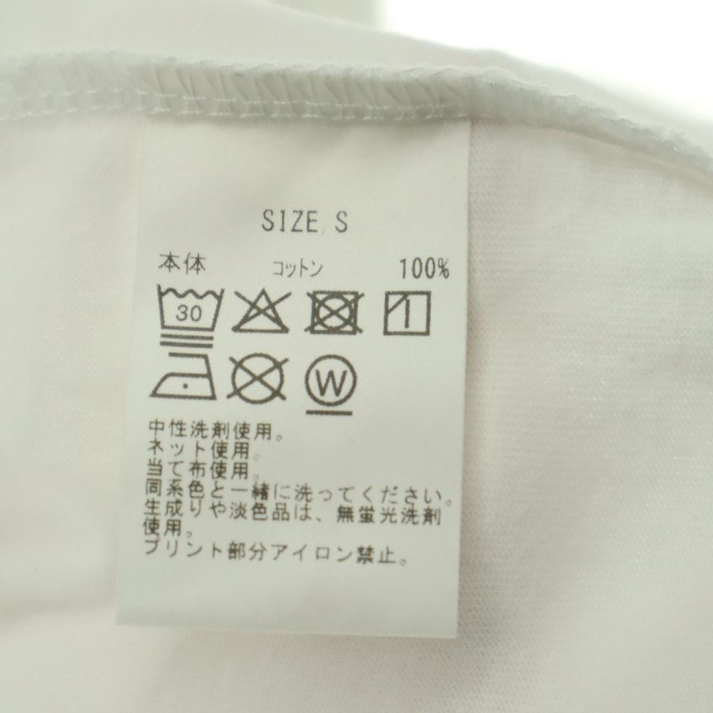 Beauty Products Uniform Circus BEAMS Print Short Sleeve T-shirt S White Men's Used