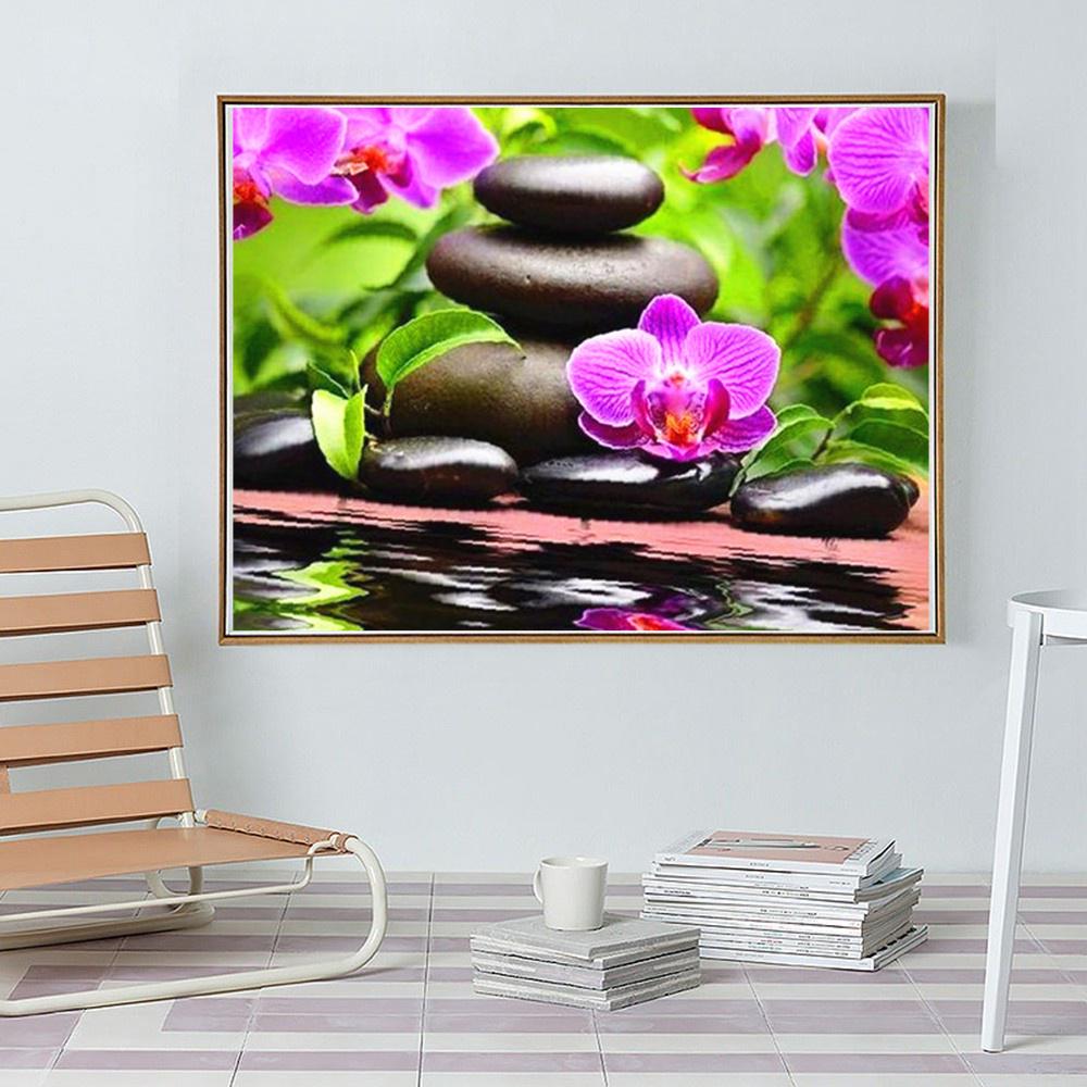 Buy Diamond Art Flowers 5D Diamond Painting Full Drill Embroidery Kit