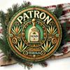Vintage Tequila Metallwandkunst Kreisförmiges Aluminiumschild HD-Druck Langlebig