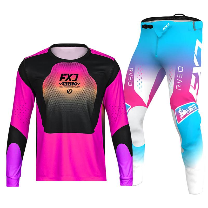 Motokrosová sada pro děti 4 5 6 7 8 9 10 11 12 13 let Mladé dítě Motocykl chlapec dívka Dres Sady kalhot závodní kombinéza Off-road Enduro MX MTB
