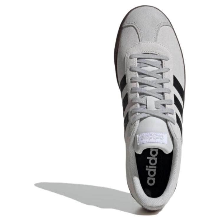 Adidas VL COURT 2.0 Low top Skateboard Shoes Unisex Gray Black Silver JR2560