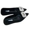 Mode Kristall Damen Ballerinas Schuhe Lässige Spitzschuhe Flache Slipper Schuhe Mode Sandalen 2025 Sommer Marke Zapatos