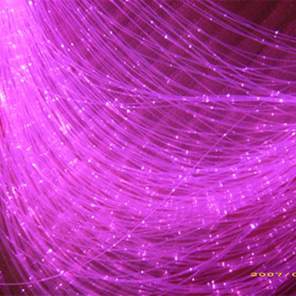 PMMA Optical Fiber Strand 3x0.75mm Flash Point Waterfall Curtain Lighting, 500m Roll