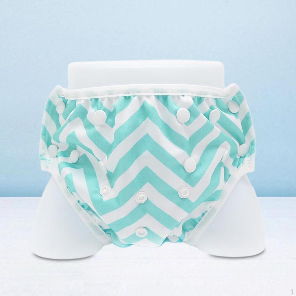 Baby Swim Diaper Diapers Cover Bathing Suit Bottom Beachwear Washable for 0-24Months, Newborns,