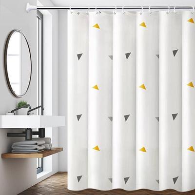 Partizione ispessita per tenda da doccia impermeabile per bagno, non c'è bisogno di praticare fori