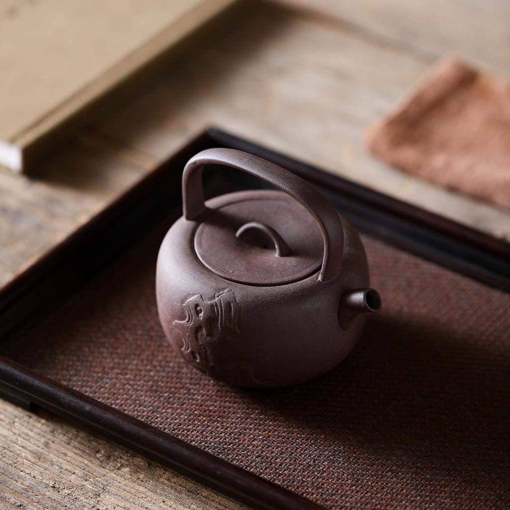 Zequan Purple Clay Ceramic Teapot - Handmade Traditional Gongfu Tea Set for Home Use