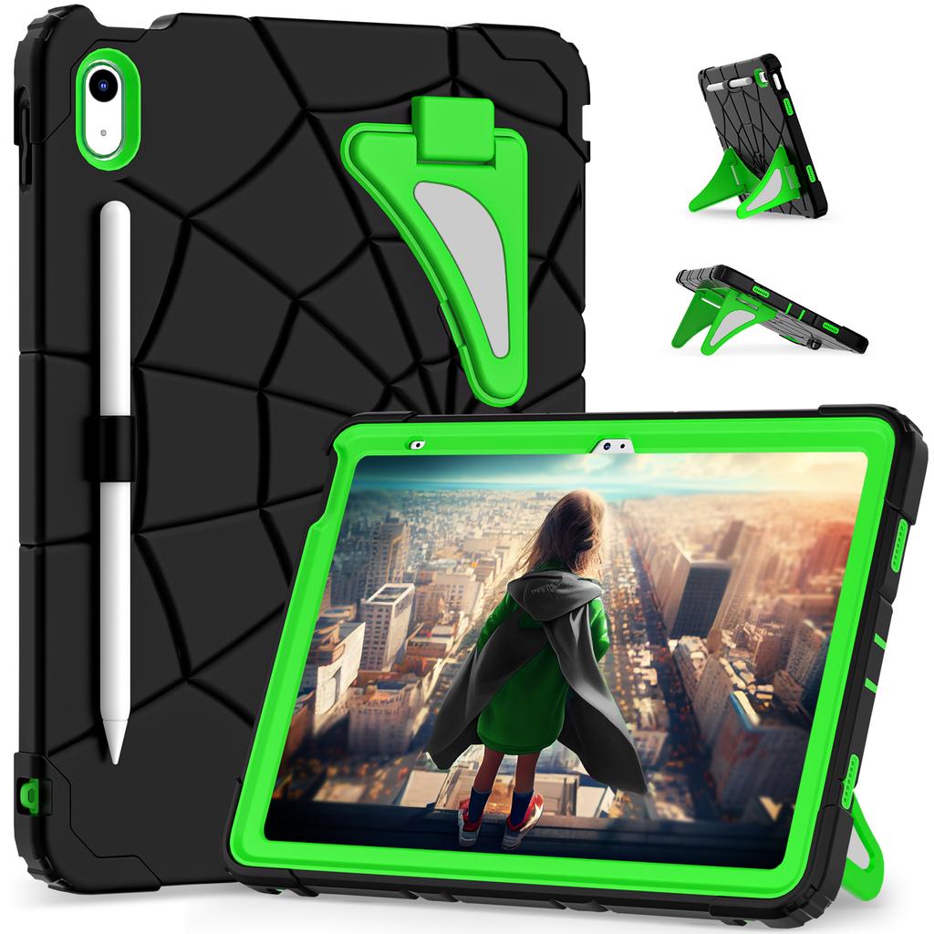 Tablet Protective Case Spider A1 Model Is Suitable for iPad A16 11Th ()/Ipad 10.9 10Th () with Stand 10 Colors Available