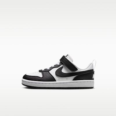 Nike Court Borough Low Recraft Black White (PS) 28