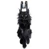 Chongker Handmade Realistic Cat Plush Toy Backpack, a Gift for Pet Lovers and Women (Black Maine Cat)