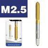 Baiste Titanium Spiral Taps Set: Cobalt-Plated M3-M12
