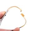 Dentistry Straight Head Needle Holder Forceps Curved Gold Plated Handle Stainless Steel Orthodontic Plier Surgical Instrument