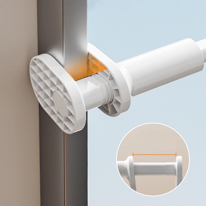 Retractable No-Drill Clothes Drying Rod - Multi-Functional Travel & Dorm Hanger