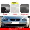 Car Front Bumper Tow Hook Cover Cap Trailer Cover Accessory Black White For BMW 5 Series E60 2003-2010 520 523 525 530 535i