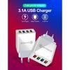 USB Hızlı Şarj 3.0 QC 18W USB Şarj Cihazı Xiaomi Redmi Note 9 8 7 pro QC3.0 Hızlı Şarj USB Telefon Şarj Cihazı IPHONE 12 mini