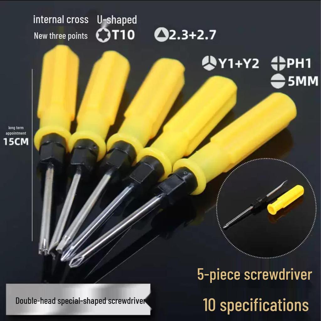 New 6.35mm Tri-Point Y-Shaped U-Triangle Fork Type Electrical Screwdriver Bit