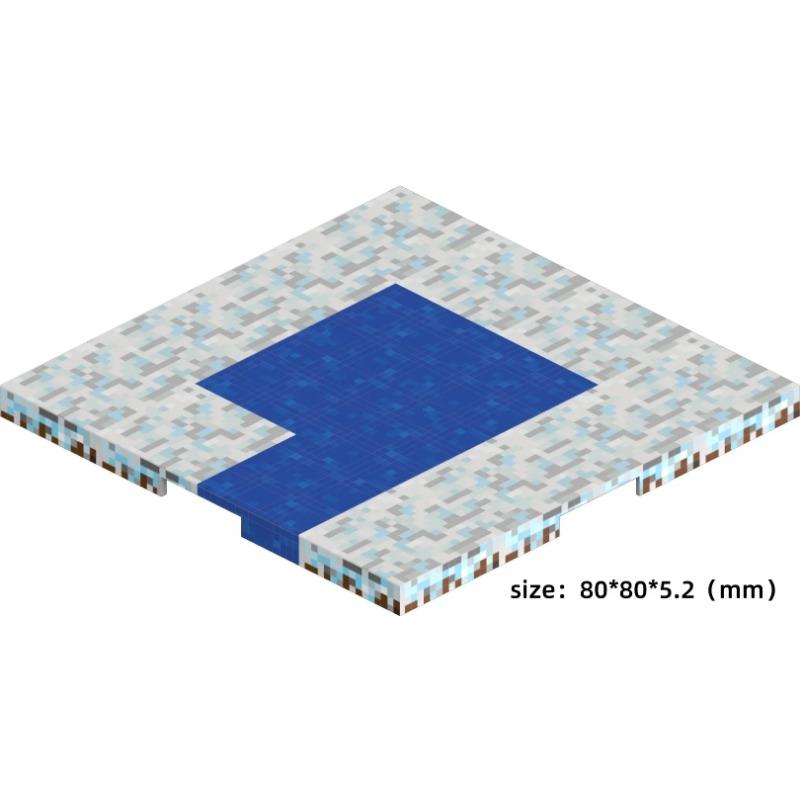 Magnetische Welt Magnetische Grundplatte Baustein Magnetblock Vielzahl Spiel Jungen und Mädchen Kinder Puzzle Magnetspielzeug