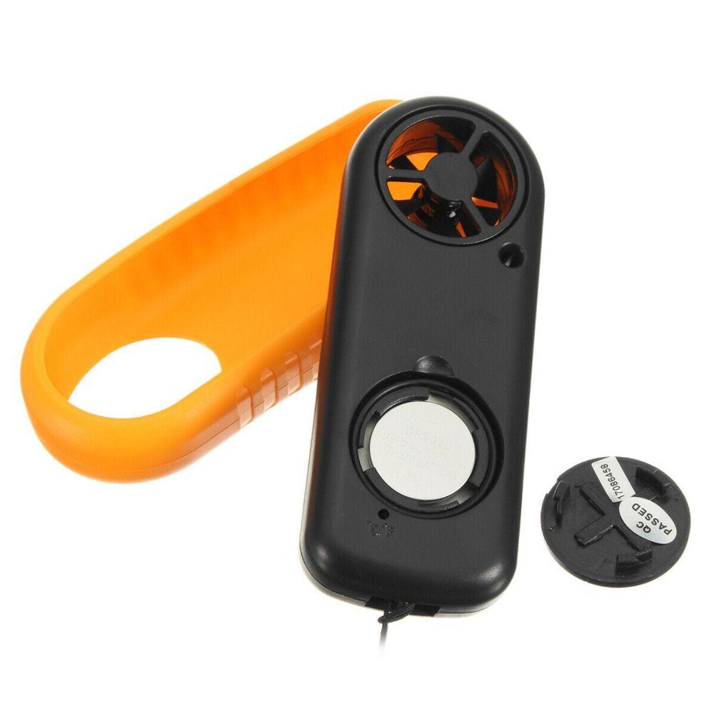 Mini Design Wind Speed Meter LCD Backlight Display Airflow Meter Temperature Tester  Outdoor Use