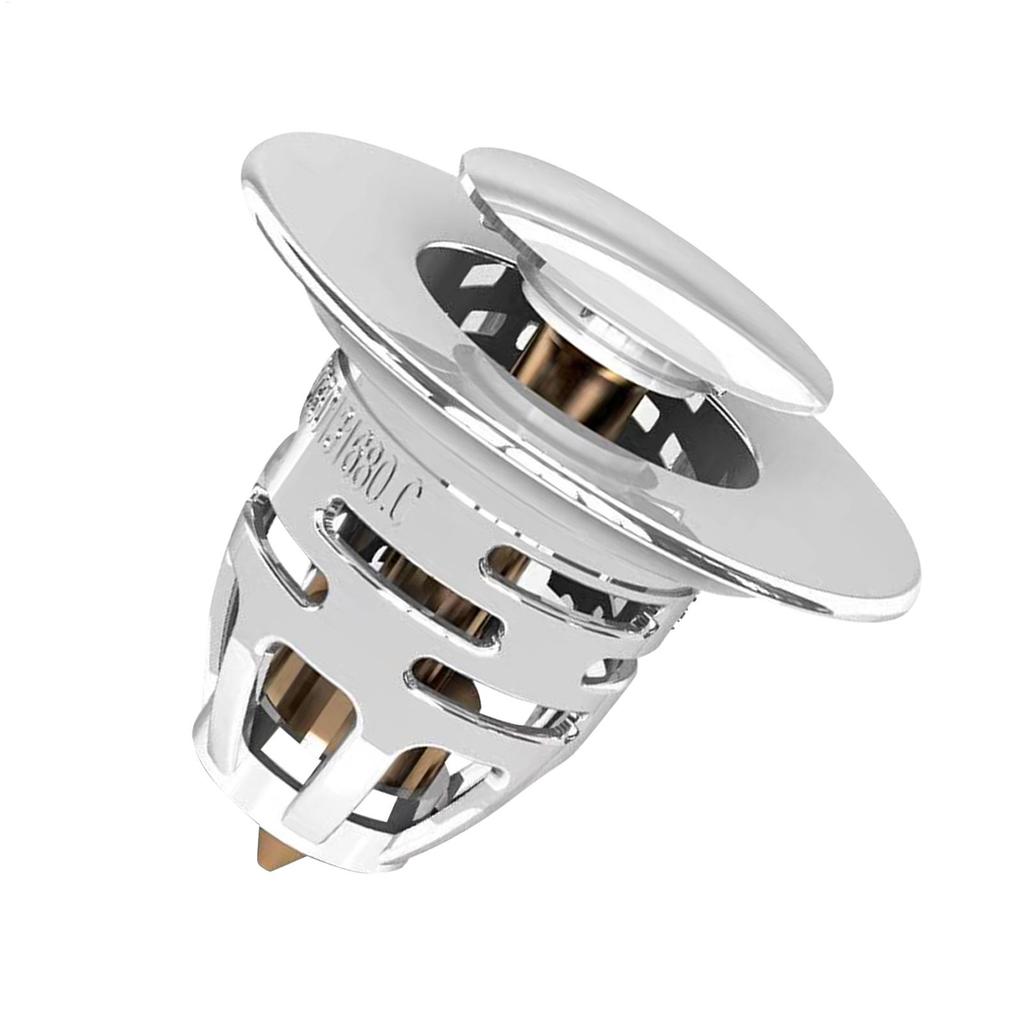 Bathroom Sink Stopper Sink Strainer Pop-Up Bathroom Sink Stopper Basin Sink Strainer Kitchen Drain Stoppers Filter Pop-Up