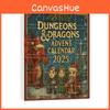 Dungeons Julkalender Med Akryltillbehör För Festlig Dekor