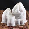 20Pcs Spice Bags with Drawstring Natural Cotton Muslin Bags for Tea Herbs
