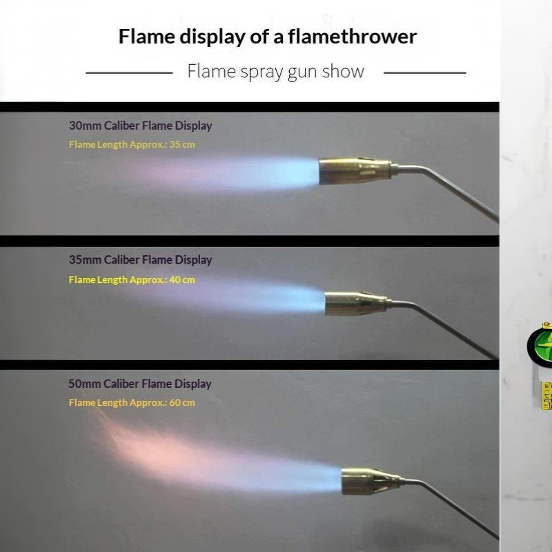 Single Double Switch Lpg Liquefied Gas Torch Portable Flamethrower Spitfire For Outdoor Camping Hiking Bbq Ignition Use