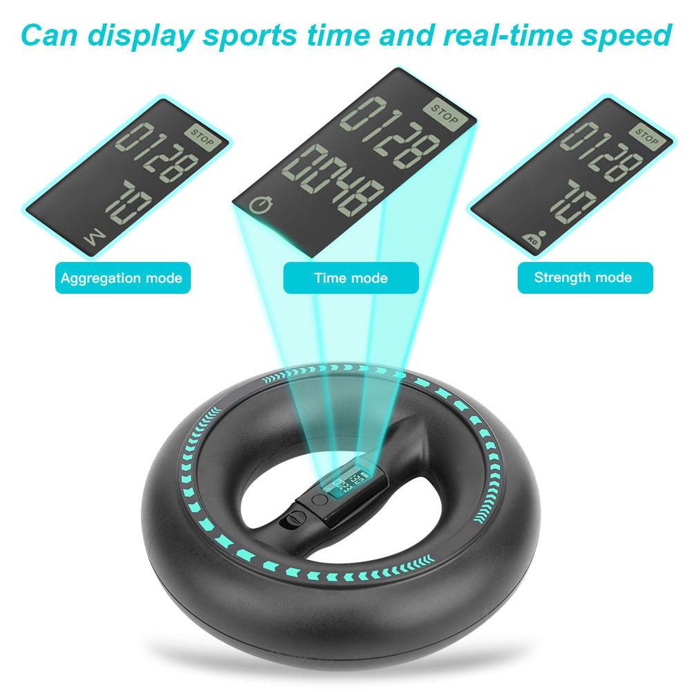 ABS Electronic Non Slip Arc Handle Arm Wrist Strength Trainer Chest Back Muscle Fitness Equipment