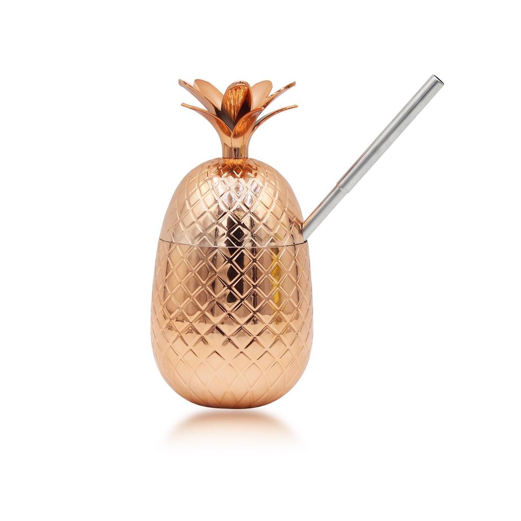 450ml Pineapple and Strawberry Plastic Cocktail Cup