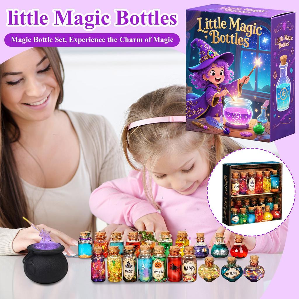 Little Witch Magician Potion Bottle Set DIY Toy 30ml
