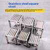 Stainless Steel Stool Durable Beautiful Corrosion Resistant Bathroom Shower Vegetable Picking Stool Home Use