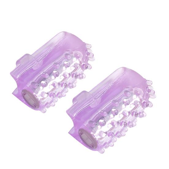 Finger Vibrator Skin-friendly Waterproof Mini Powerful Finger Vibrator for Sex