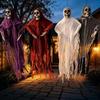 Halloween Hanging Skull Ghost Decoration for Spooky Atmosphere