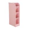 Office Shelves Wheat Straw Four Compartments Multifunctional Storage Box Kitchen Desk Pen Holder
